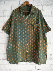 画像1: CALICO キャリコ バロートラプリントサマーシャツ UT0070 C1908 T75GRRD (1)