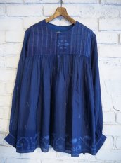 画像1: maku textiles ABELIA cotton and Silk Handwoven Dress マクテキスタイルズ コットン＆シルクハンドウーブンドレス (GS2464) (1)