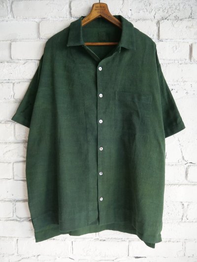 画像1: CALICO キャリコ アンバーチャルカカラコットンカディサマーシャツ UT0070 O1112 T15GR