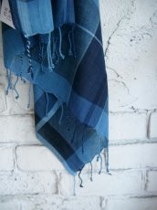 画像3: maku textiles LUNA Handwoven scarf マクテキスタイルズ ハンドウーブンスカーフ (AS2582) (3)
