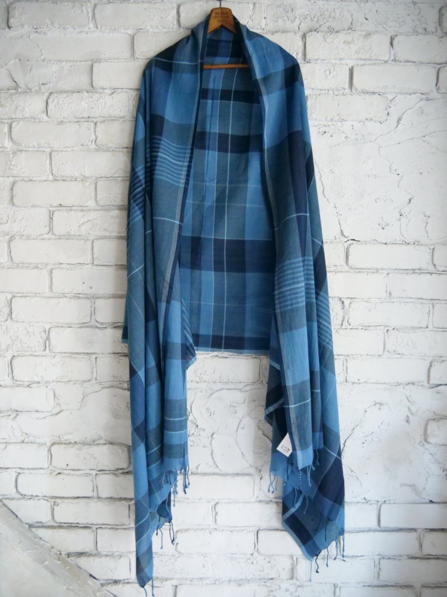 画像1: maku textiles LUNA Handwoven scarf マクテキスタイルズ ハンドウーブンスカーフ (AS2582) (1)