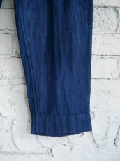 画像3: maku textiles POLCOCK マクテキスタイルズ インディゴ染コットンパンツ (M2215) (3)