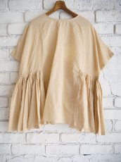 画像1: CALICO キャリコ 天然染うっすらカディローズトップス FT0020 C1000 (1)