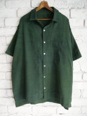 画像1: CALICO キャリコ アンバーチャルカカラコットンカディサマーシャツ UT0070 O1112 T15GR (1)