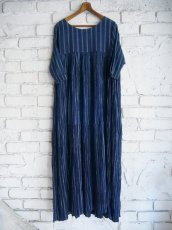 画像1: maku textiles INANNA cotton Handwoven Dress マクテキスタイルズ コットンハンドウーブンドレス (G2137) (1)