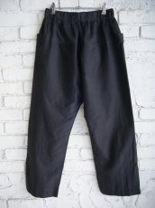 画像1: CALICO キャリコ 手織コットンシルクロンパンツ UP0061 CS2000 S11BK (1)