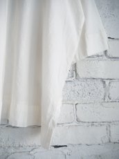 画像3: CALICO キャリコ Vネック長袖トップス モスリンD UT1190 C1014 U10WH (3)