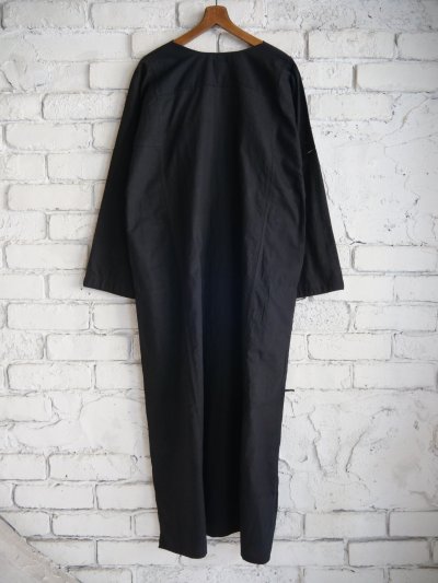 画像3: CALICO キャリコ ロングVネックドレスモスリンD FD0090 C1014 S11BK M