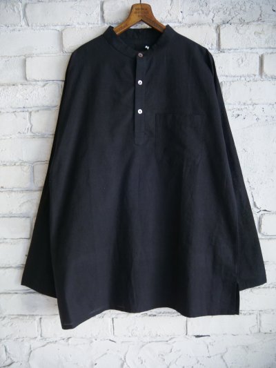 画像1: CALICO キャリコ モスリンDメンズショートクルタ UT1020 C1014 S11BK 