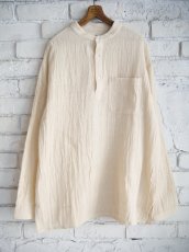 画像1: CALICO キャリコ チャルカカラコットンカディメンズショートクルタ UT1020 O1112 U10NR  (1)