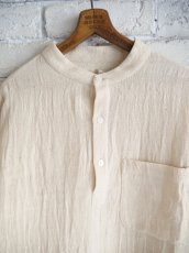 画像2: CALICO キャリコ チャルカカラコットンカディメンズショートクルタ UT1020 O1112 U10NR  (2)