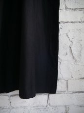 画像4: CALICO キャリコ ロングVネックドレスモスリンD FD0090 C1014 S11BK M (4)