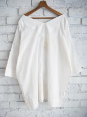 画像4: CALICO キャリコ Vネック長袖トップス モスリンD UT1190 C1014 U10WH (4)