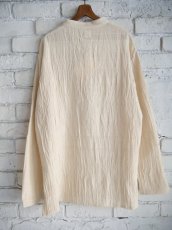 画像4: CALICO キャリコ チャルカカラコットンカディメンズショートクルタ UT1020 O1112 U10NR  (4)