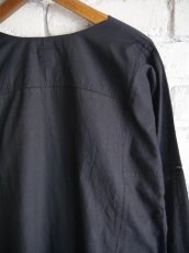 画像5: CALICO キャリコ ロングVネックドレスモスリンD FD0090 C1014 S11BK M (5)