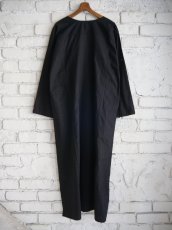 画像6: CALICO キャリコ ロングVネックドレスモスリンD FD0090 C1014 S11BK M (6)