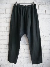 画像1: CALICO キャリコ ジャムダニYMサルエルパンツ  CAW704JYM BK (1)