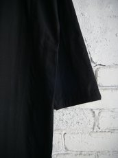 画像3: CALICO キャリコ ロングVネックドレスモスリンD FD0090 C1014 S11BK M (3)