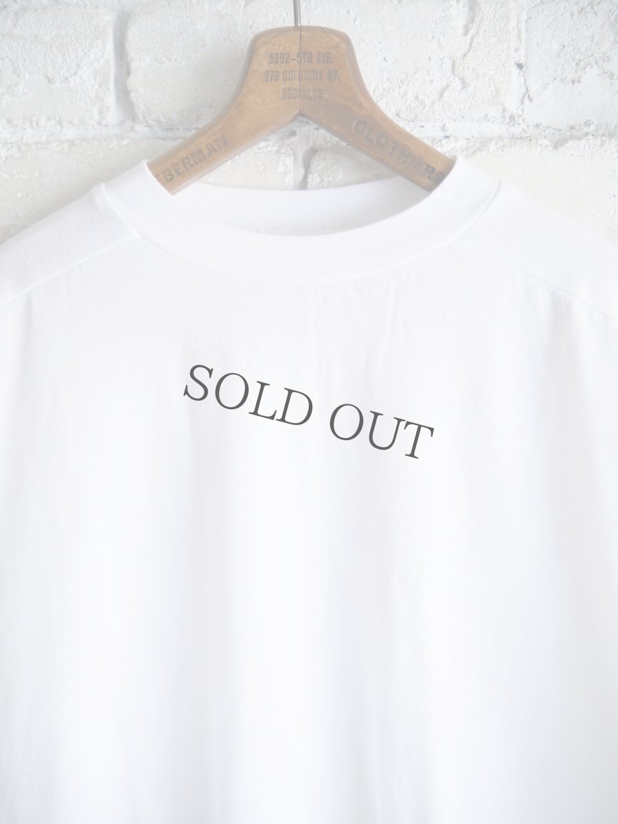 画像2: homspun ホームスパン 30/1天竺クルーネックPO 6553 (2)