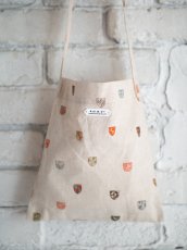 画像2: R&D.M.Co- / OLDMAN'S TAILOR C/L COAT OF ARMS ONE SHOULDER BAG オールドマンズテーラー アールアンドディーエムコー  コートオブアームズワンショルダーバッグ  (7497） (2)