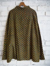 画像4: CALICO キャリコ アジュラック染ロングスリーブビッグシャツ CAW108AJCT B01GRYL (4)