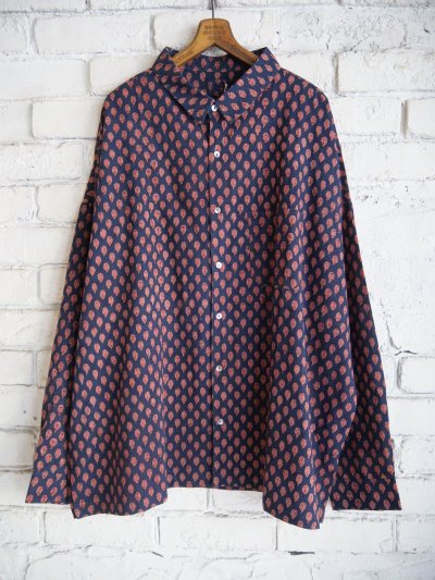 画像1: CALICO キャリコ アジュラック染ロングスリーブビッグシャツ CAW108AJCT B01IDMD