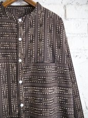 画像3: CALICO キャリコ 伝統染ブロックプリントはぎシャツ UT1040 C1903MM T72DGNR  (3)