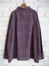 画像4: CALICO キャリコ アジュラック染ロングスリーブビッグシャツ CAW108AJCT B01IDMD (4)
