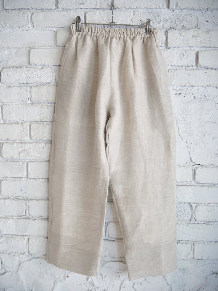 画像1: CALICO キャリコ 手織リネンシルクシーディパンツ UP0031 LS5100 (1)