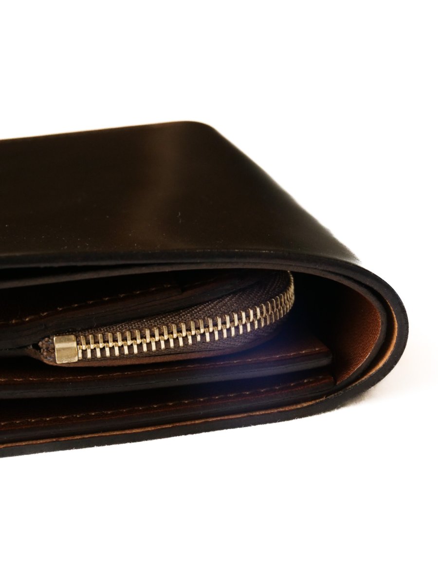 画像4: forme Short wallet Cordovan×DOUBLE フォルメ ショートウォレット コードバン×ダブル (flp-26) (4)
