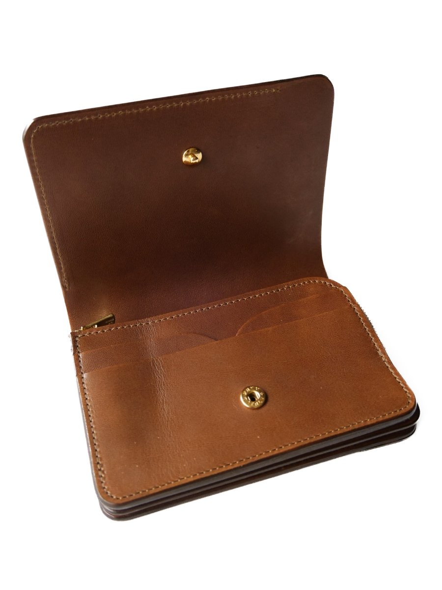 画像2: forme Short wallet Cordovan×DOUBLE フォルメ ショートウォレット コードバン×ダブル (flp-26) (2)