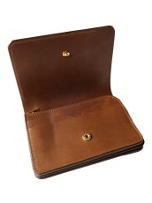 画像2: forme Short wallet Cordovan×DOUBLE フォルメ ショートウォレット コードバン×ダブル (flp-26) (2)