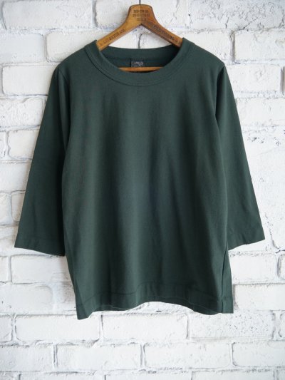 画像1: homspun ホームスパン 天竺7分袖Ｔシャツ 6450