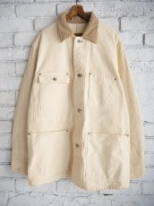 画像1: A.PRESSE Vintage Silk Hemp Coverall Jacket アプレッセ ヴィンテージシルクヘンプカバーオールジャケット (25AAP-01-53) (1)