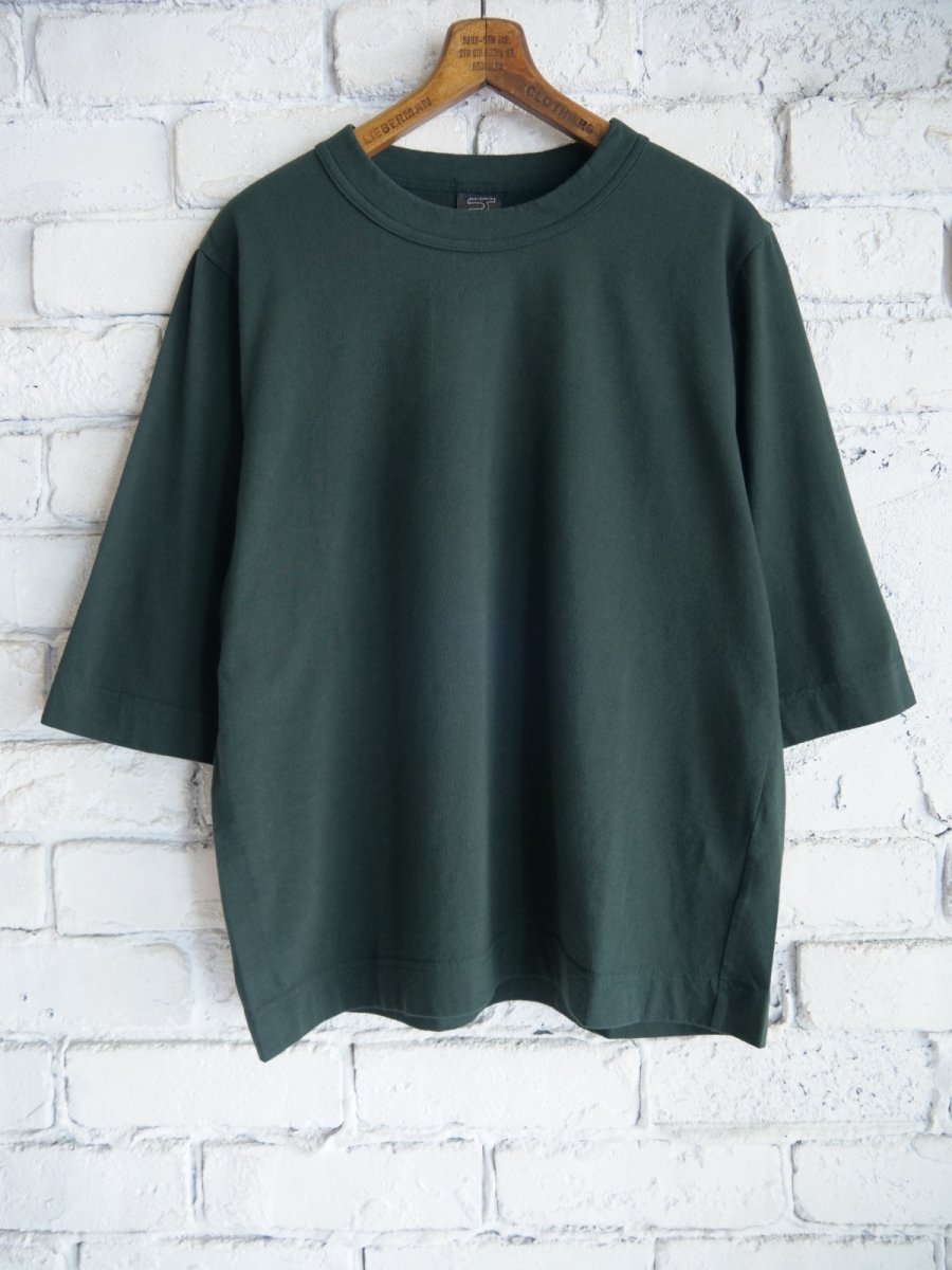 画像1: homspun ホームスパン30/1 天竺６分袖Ｔシャツ 6370 (1)