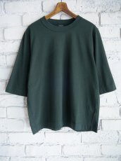 画像1: homspun ホームスパン30/1 天竺６分袖Ｔシャツ 6370 (1)