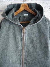 画像2: A.PRESSE Vintage USNavy Zip Hoodie アプレッセ ヴィンテージUSネイビージップフーディー (25AAP-01-54) (2)