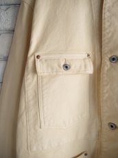 画像4: A.PRESSE Vintage Silk Hemp Coverall Jacket アプレッセ ヴィンテージシルクヘンプカバーオールジャケット (25AAP-01-53) (4)