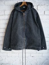 画像1: A.PRESSE Vintage USNavy Zip Hoodie アプレッセ ヴィンテージUSネイビージップフーディー (25AAP-01-54) (1)
