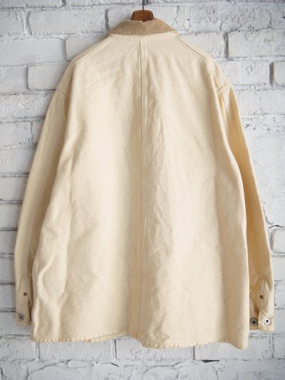 画像3: A.PRESSE Vintage Silk Hemp Coverall Jacket アプレッセ ヴィンテージシルクヘンプカバーオールジャケット (25AAP-01-53)