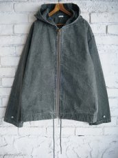 画像1: A.PRESSE Vintage USNavy Zip Hoodie アプレッセ ヴィンテージUSネイビージップフーディー (25AAP-01-54) (1)