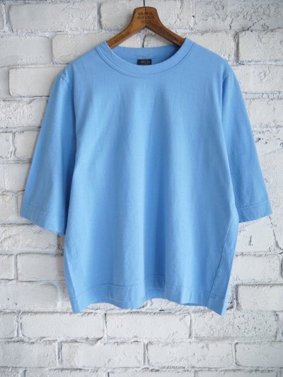画像1: homspun ホームスパン30/1 天竺６分袖Ｔシャツ 6370