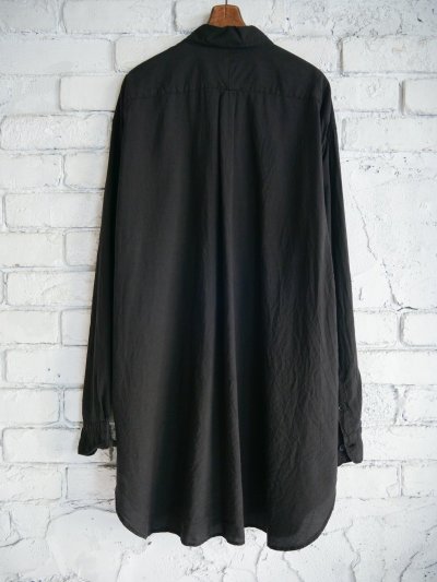 画像3: COMOLI コモリ シルク製品染シャツ(B01-02014)