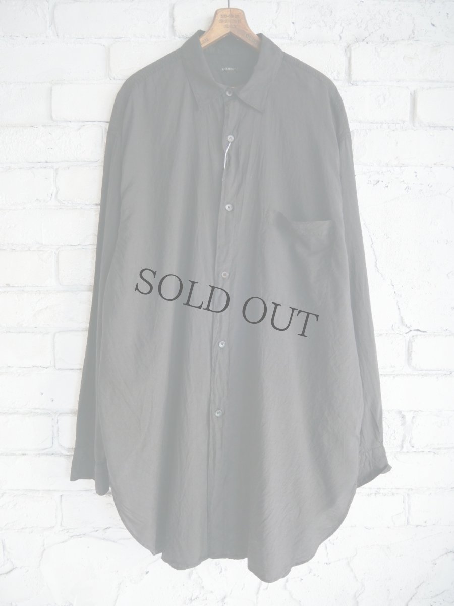 画像1: COMOLI コモリ シルク製品染シャツ(B01-02014) (1)