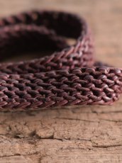 画像3: ekim leather knitting belt　エキム レザーニッティングベルト (3)