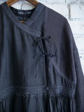 画像3: maku textiles GIRA cotton and 50% silk Handwoven Dress マクテキスタイルズ コットンシルクハンドウーブンドレス (CA24A245374) (3)