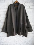 【美品】MITTAN/ミッタン/JK-02ロングジャケット/綿麻/サイズ1/瓶覗 MITTAN JK-02 ロングジャケット(瓶覗)