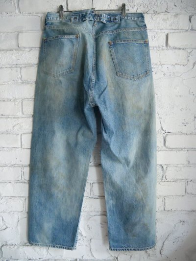 画像3: A.PRESSE No37. Washed Wide Denim Pants アプレッセ ウォッシュドワイドデニムパンツ(25AAP-04-16)