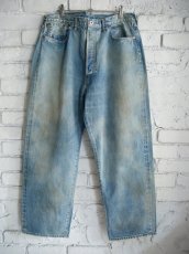 画像1: A.PRESSE No37. Washed Wide Denim Pants アプレッセ ウォッシュドワイドデニムパンツ(25AAP-04-16) (1)