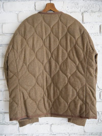 画像3: R&D.M.Co- / OLDMAN'S TAILOR QUILTING ROYAL SCHOOL NOCOLLAR JACKET  オールドマンズテーラーアールアンドディーエムコー キルティングロイヤルスクールノーカラージャケット(m1278a36)
